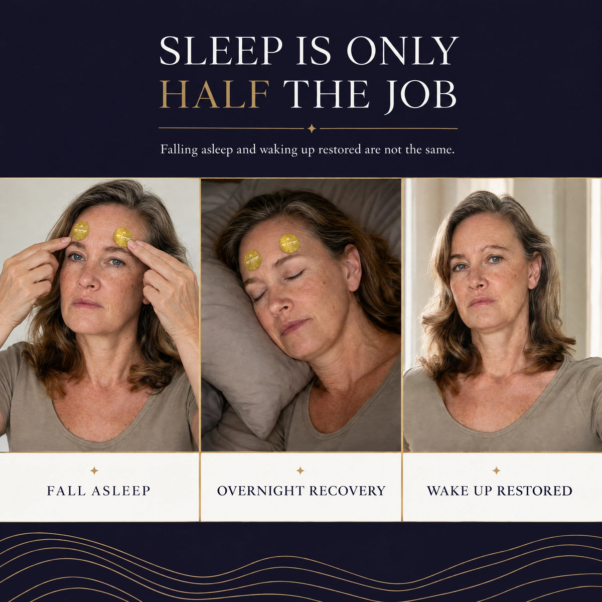Sleep is only half the job